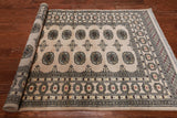 Beige Bokhara Hand Knotted Wool Rug - 4' 1" X 6' 1"