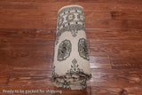 Beige Bokhara Hand Knotted Wool Rug - 4' 1" X 6' 1"
