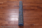 Blue Bokhara Handmade Wool Rug - 4' 1" X 6' 1"