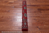 Red Bokhara Hand-Knotted Wool Rug - 4' 2" X 6' 2"