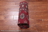 Red Bokhara Hand-Knotted Wool Rug - 4' 1" X 6' 0"
