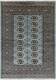 Grey Bokhara Hand-Knotted Wool Rug - 4' 6" X 6' 3"