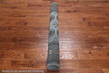 Grey Bokhara Hand-Knotted Wool Rug - 4' 6" X 6' 3"