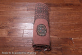 Pink Bokhara Hand Knotted Wool Rug - 4' 8" X 5' 9"