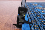 Blue Bokhara Hand-Knotted Wool Rug - 4' 6" X 6' 11"