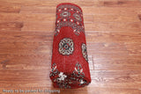 Red Bokhara Hand Knotted Wool Rug - 4' 7" X 6' 6"