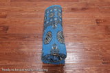 Blue Bokhara Hand-Knotted Wool Rug - 4' 7" X 6' 4"