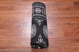 Black Bokhara Hand-Knotted Wool Rug - 4' 7" X 6' 8"