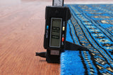 Blue Bokhara Handmade Wool Rug - 4' 6" X 7' 0"