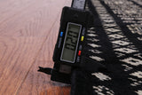 Black Bokhara Handmade Wool Rug - 4' 7" X 7' 7"