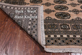 Ivory Bokhara Hand-Knotted Wool Rug - 4' 7" X 6' 10"
