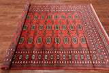 Rust Bokhara Hand Knotted Wool Rug - 5' 6" X 7' 10"