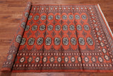 Rust Bokhara Hand-Knotted Wool Rug - 4' 11" X 7' 10"