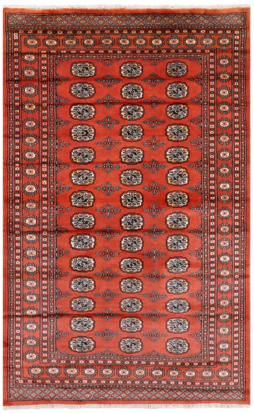 Rust Bokhara Hand-Knotted Wool Rug - 4' 11" X 7' 10"