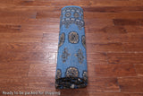 Blue Bokhara Handmade Wool Rug - 5' 7" X 7' 9"