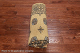 Gold Bokhara Hand Knotted Wool Rug - 5' 8" X 8' 0"