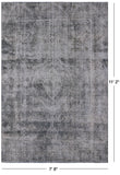 Persian Overdyed Hand Knotted Wool Area Rug - 7' 8" X 11' 2" - Golden Nile