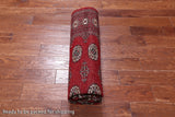 Red Bokhara Hand-Knotted Wool Rug - 5' 5" X 8' 0"