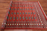 Rust Bokhara Hand-Knotted Wool Rug - 5' 7" X 7' 4"