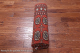 Rust Bokhara Hand-Knotted Wool Rug - 5' 7" X 7' 4"