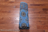 Blue Bokhara Hand-Knotted Wool Rug - 5' 7" X 8' 5"