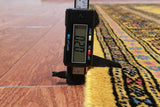 Gold Bokhara Handmade Wool Rug - 5' 5" X 7' 9"