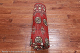 Red Bokhara Hand-Knotted Wool Rug - 5' 7" X 8' 1"