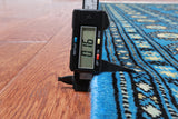Blue Bokhara Handmade Wool Rug - 5' 6" X 8' 2"