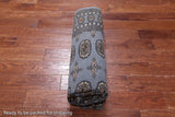 Blue Bokhara Hand-Knotted Wool Rug - 5' 7" X 7' 10"