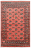 Rust Bokhara Hand-Knotted Wool Rug - 5' 7" X 8' 4"