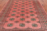 Rust Bokhara Hand-Knotted Wool Rug - 5' 7" X 8' 4"
