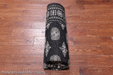 Black Bokhara Hand-Knotted Wool Rug - 5' 7" X 8' 3"