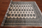 Ivory Bokhara Handmade Wool Rug - 5' 6" X 7' 10"