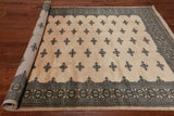 Beige Bokhara Hand-Knotted Wool Rug - 6' 2" X 9' 1"