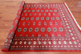 Red Bokhara Hand-Knotted Wool Rug - 6' 1" X 8' 9"