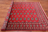 Red Bokhara Hand-Knotted Wool Rug - 6' 1" X 8' 10"