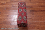 Red Bokhara Hand-Knotted Wool Rug - 6' 1" X 8' 10"