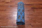 Blue Bokhara Hand Knotted Wool Rug - 6' 1" X 9' 0"