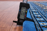 Blue Bokhara Hand Knotted Wool Rug - 6' 1" X 9' 0"