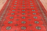 Rust Bokhara Hand-Knotted Wool Rug - 6' 6" X 10' 1"
