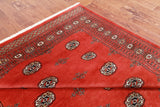 Rust Bokhara Hand-Knotted Wool Rug - 6' 6" X 10' 1"