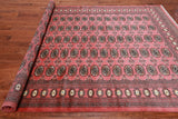 Pink Bokhara Handmade Wool Rug - 6' 7" X 10' 2"