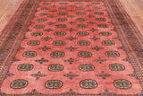 Rust Bokhara Handmade Wool Rug - 7' 2" X 9' 10"