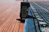 Blue Bokhara Hand Knotted Wool Rug - 6' 11" X 9' 8"