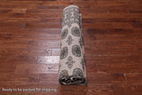 Ivory Bokhara Hand Knotted Wool Rug - 7' 10" X 9' 11"