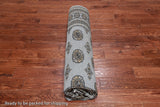 Grey Bokhara Hand-Knotted Wool Rug - 8' 3" X 9' 10"