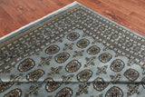 Grey Bokhara Hand Knotted Wool Rug - 8' 3" X 9' 10"