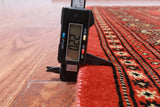 Rust Bokhara Hand-Knotted Wool Rug - 6' 5" X 7' 8"