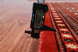 Rust Bokhara Hand Knotted Wool Rug - 6' 8" X 7' 8"