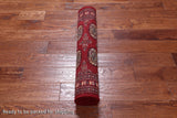 Red Bokhara Handmade Wool Runner Rug - 2' 8" X 6' 11"